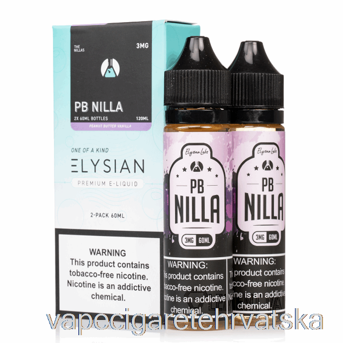 Vape Cigarete Pb Nilla - Elysian Labs - 120ml 6mg